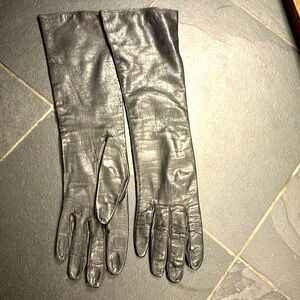 Vintage kid-leather gloves-made in France